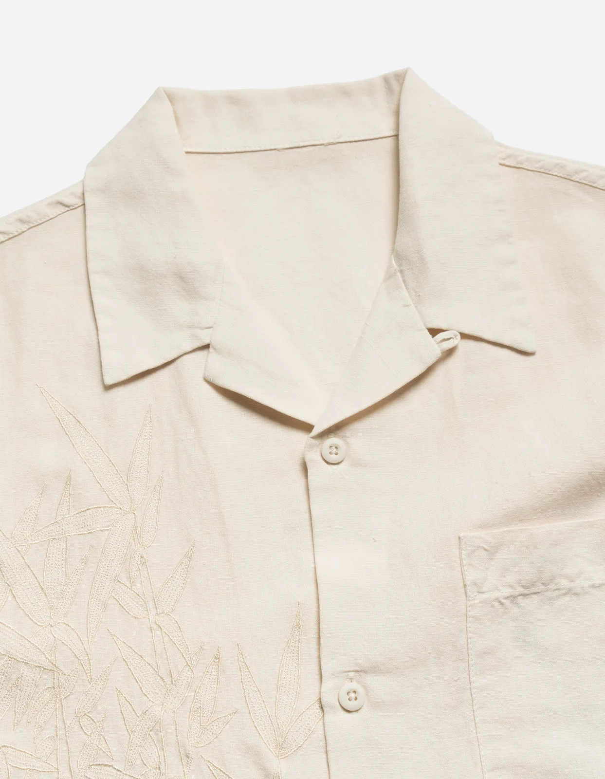 5078 Dragon Bamboo Hemp Shirt Ecru