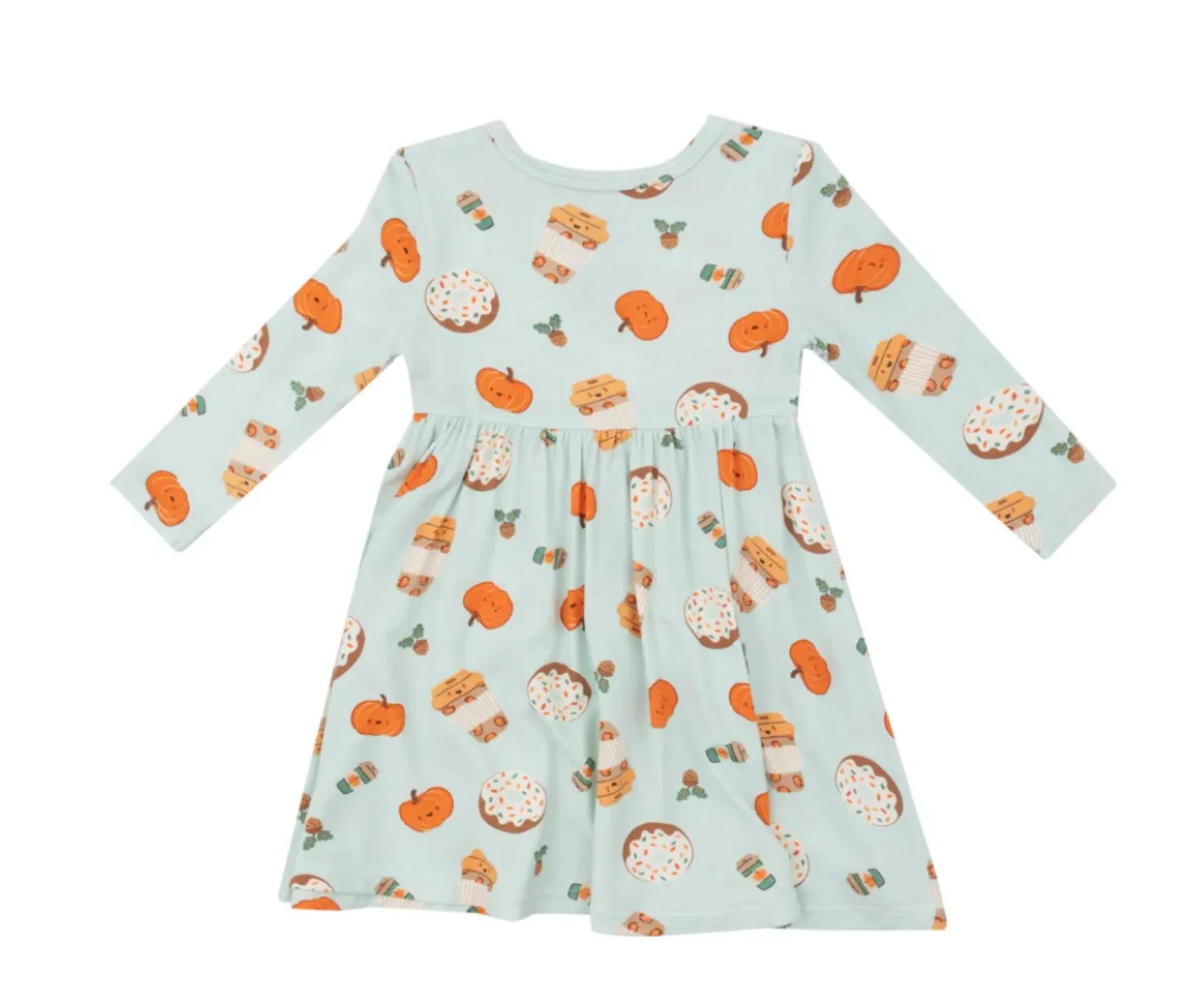 Angel Dear L/S Dress - Baby and Toddler - Pumpkin Spice Latte