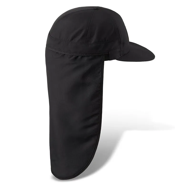 Dakine Unisex Black Small/Medium Abaco Curved Bill With Neck Cape - 10003886-BLACK-S/M