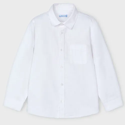 Mini Basic Long Sleeve Dress Shirt